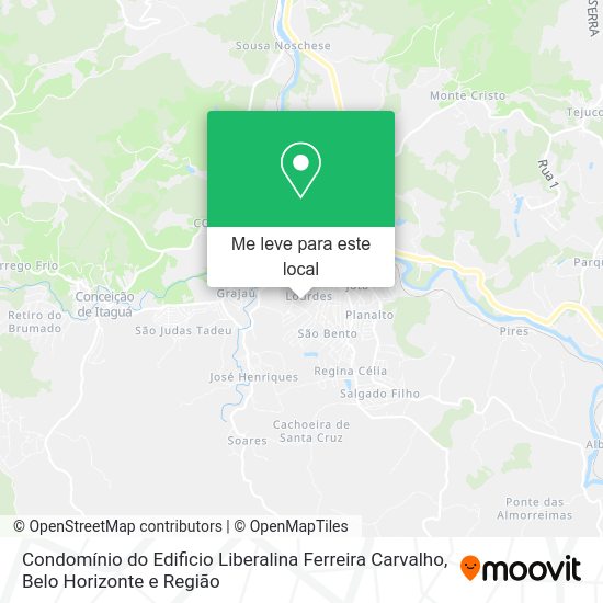 Condomínio do Edificio Liberalina Ferreira Carvalho mapa