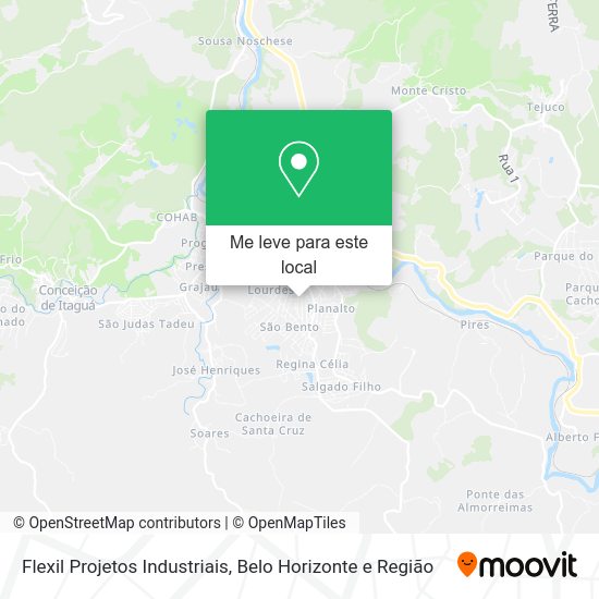 Flexil Projetos Industriais mapa