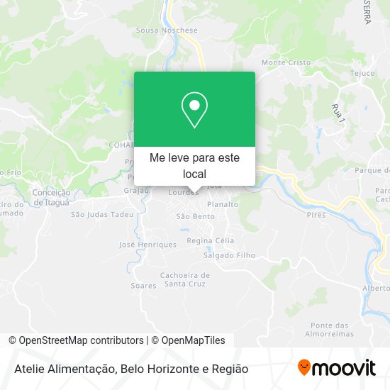 Atelie Alimentação mapa