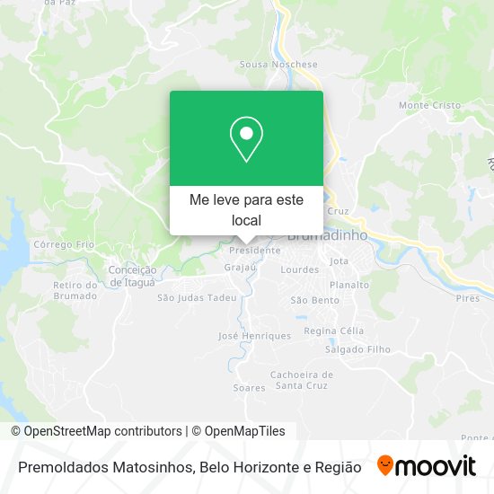 Premoldados Matosinhos mapa