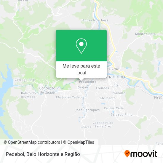 Pedeboi mapa