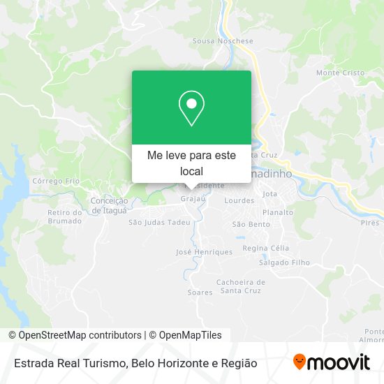 Estrada Real Turismo mapa