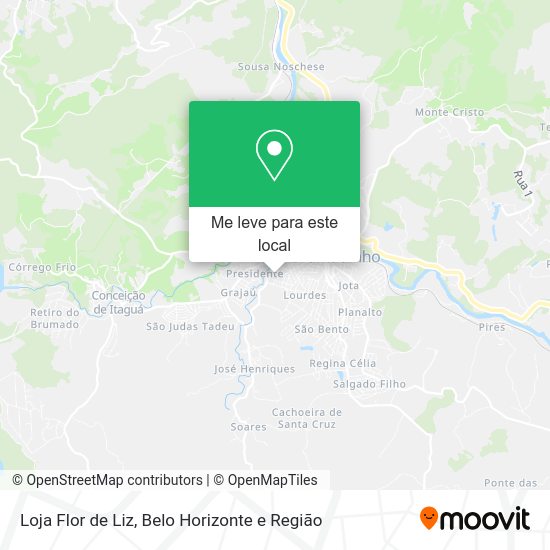 Loja Flor de Liz mapa