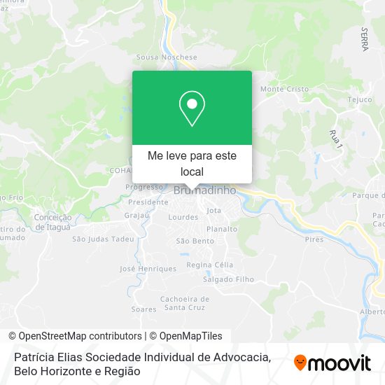 Patrícia Elias Sociedade Individual de Advocacia mapa