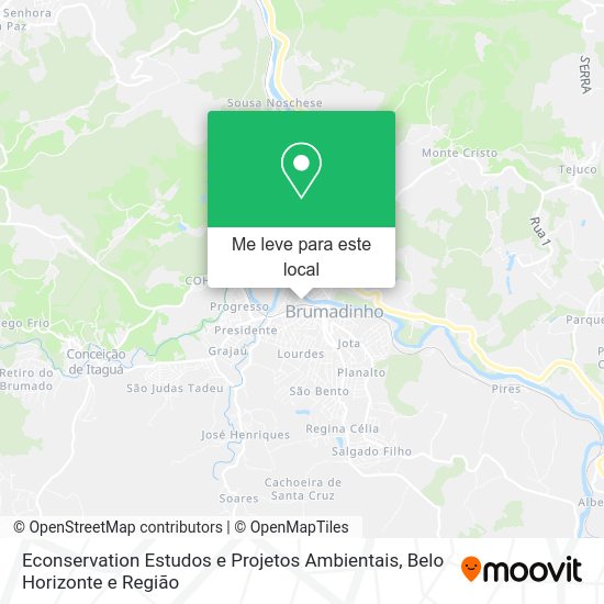 Econservation Estudos e Projetos Ambientais mapa