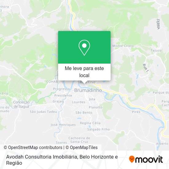 Avodah Consultoria Imobiliária mapa