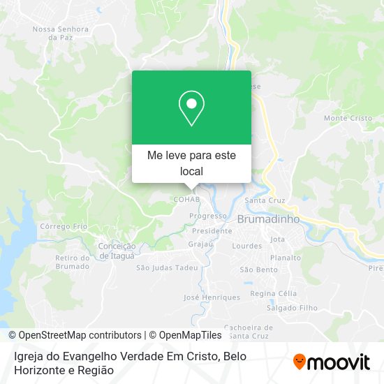 Igreja do Evangelho Verdade Em Cristo mapa