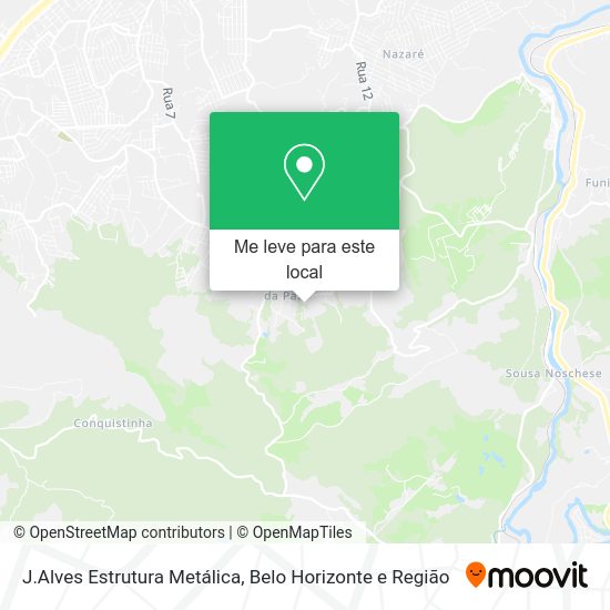 J.Alves Estrutura Metálica mapa