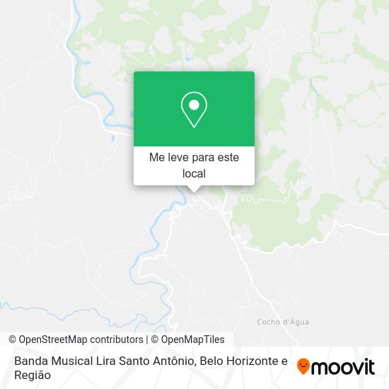 Banda Musical Lira Santo Antônio mapa