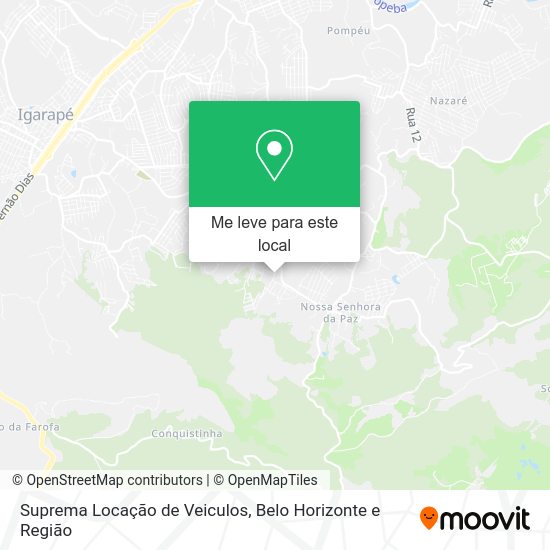 Suprema Locação de Veiculos mapa