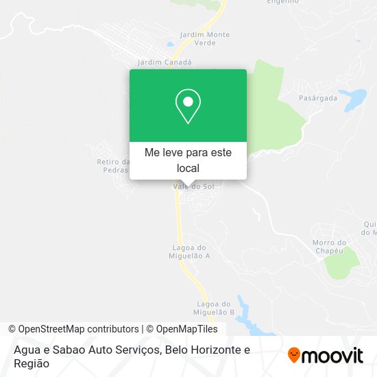 Agua e Sabao Auto Serviços mapa