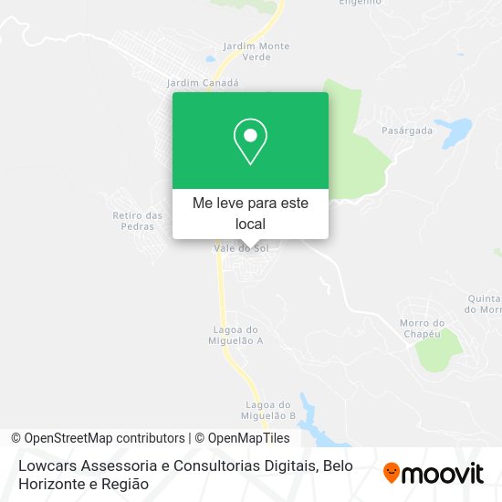 Lowcars Assessoria e Consultorias Digitais mapa