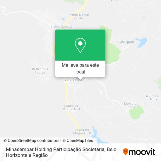 Minasempar Holding Participação Societaria mapa