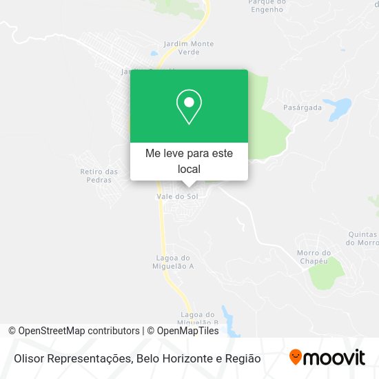 Olisor Representações mapa