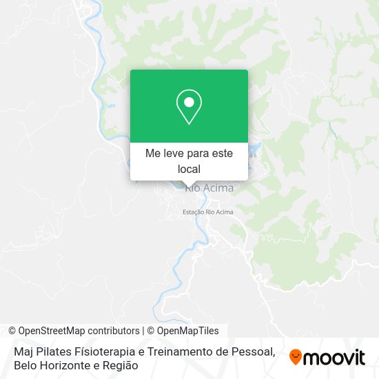 Maj Pilates Físioterapia e Treinamento de Pessoal mapa