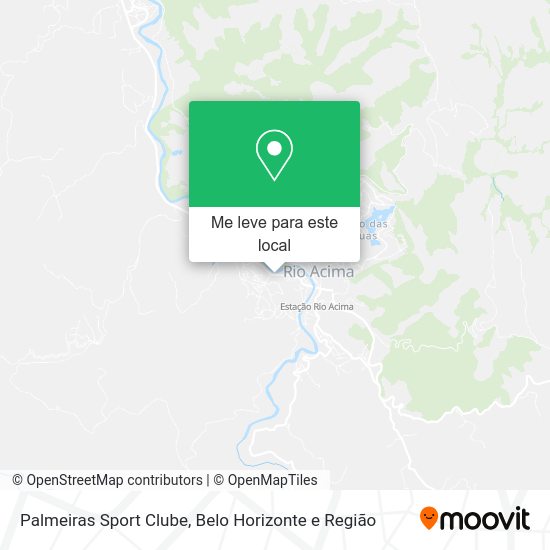 Palmeiras Sport Clube mapa