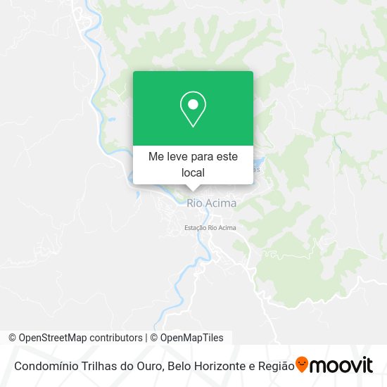 Condomínio Trilhas do Ouro mapa