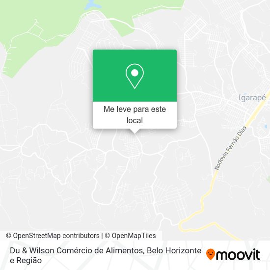 Du & Wilson Comércio de Alimentos mapa