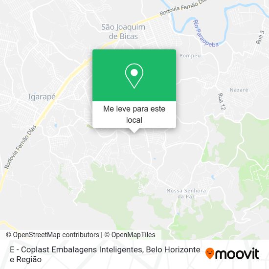 E - Coplast Embalagens Inteligentes mapa