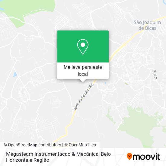 Megasteam Instrumentacao & Mecânica mapa
