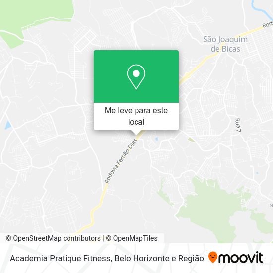 Academia Pratique Fitness mapa