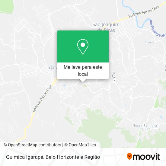 Quimica Igarapé mapa