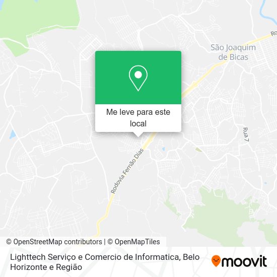 Lighttech Serviço e Comercio de Informatica mapa