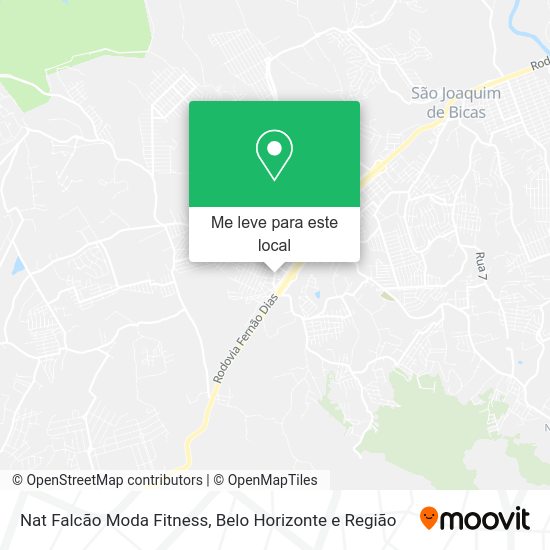 Nat Falcão Moda Fitness mapa