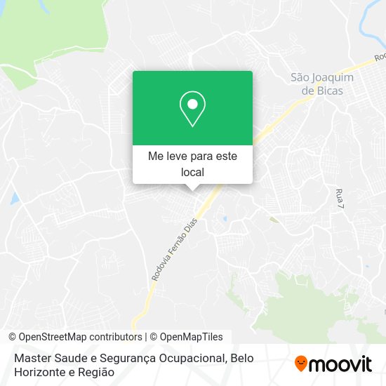 Master Saude e Segurança Ocupacional mapa