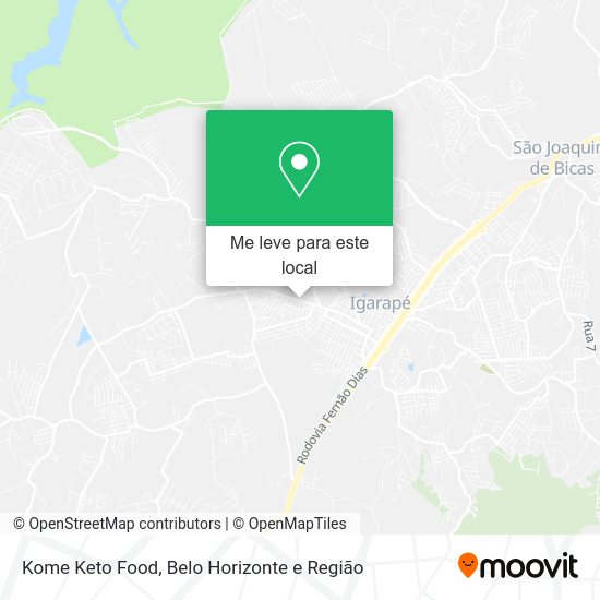 Kome Keto Food mapa