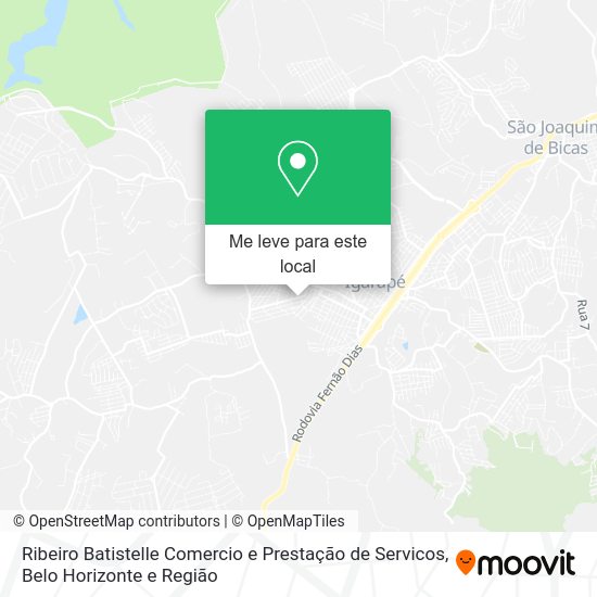 Ribeiro Batistelle Comercio e Prestação de Servicos mapa
