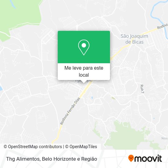 Thg Alimentos mapa