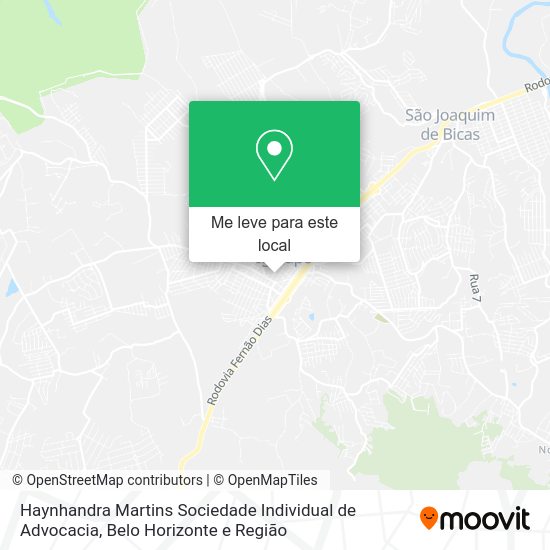 Haynhandra Martins Sociedade Individual de Advocacia mapa