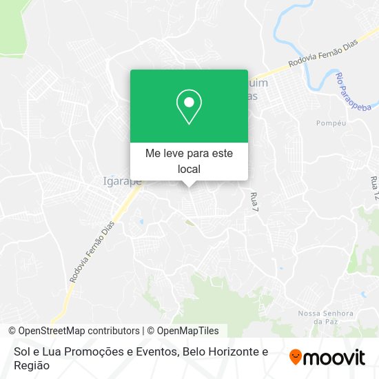 Sol e Lua Promoções e Eventos mapa