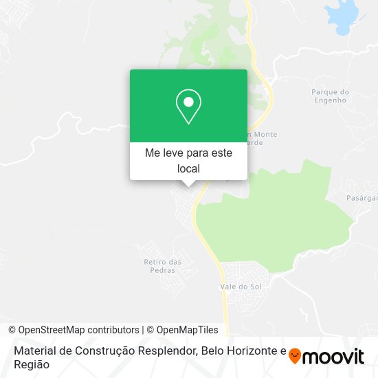 Material de Construção Resplendor mapa