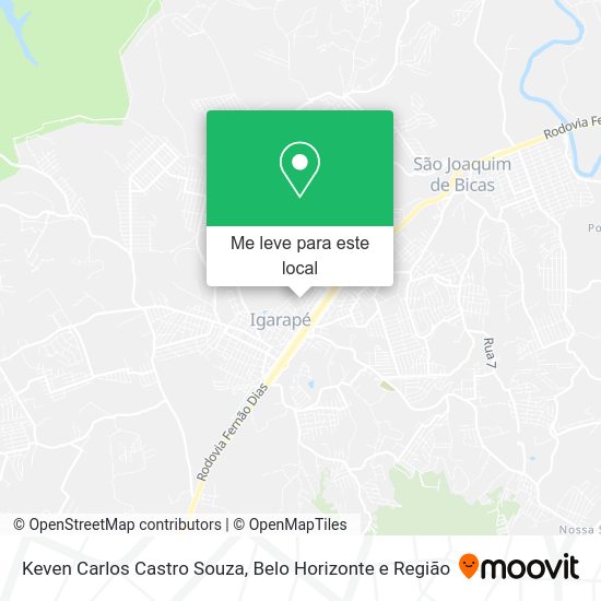 Keven Carlos Castro Souza mapa