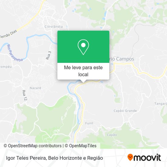 Igor Teles Pereira mapa