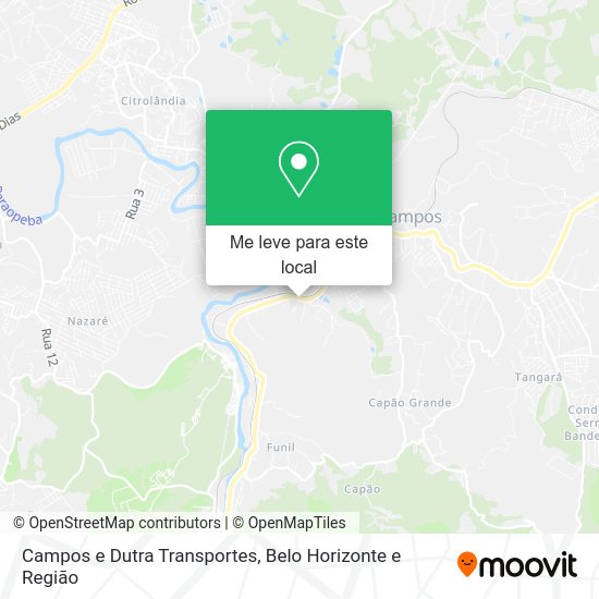 Campos e Dutra Transportes mapa