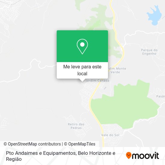 Pto Andaimes e Equipamentos mapa