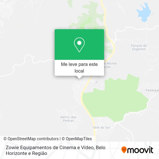 Zowie Equipamentos de Cinema e Vídeo mapa