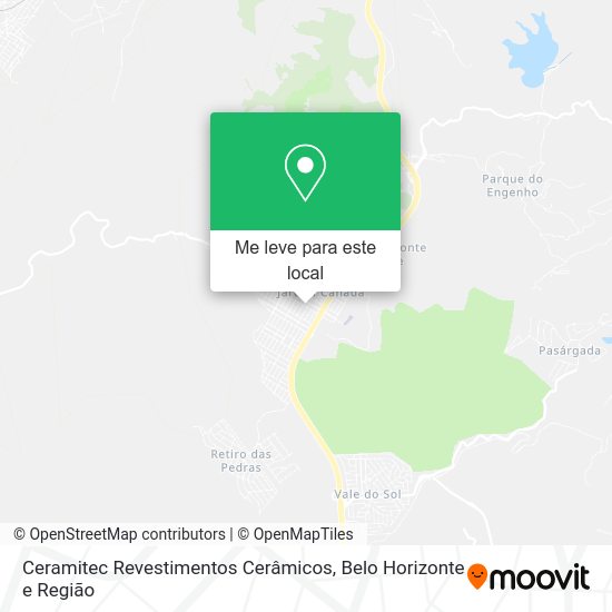 Ceramitec Revestimentos Cerâmicos mapa