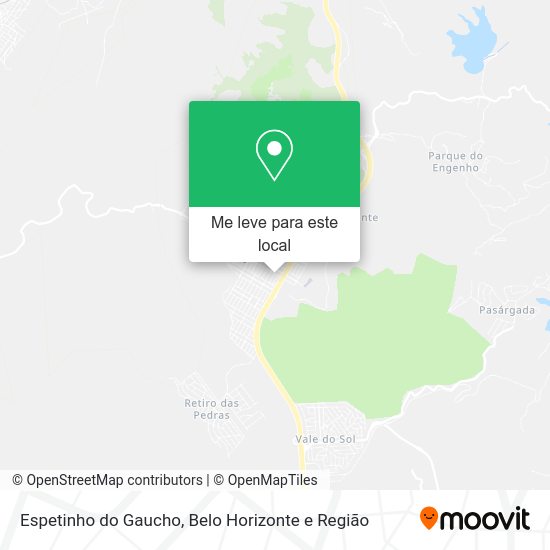 Espetinho do Gaucho mapa
