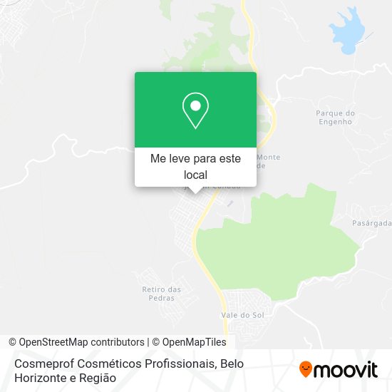 Cosmeprof Cosméticos Profissionais mapa