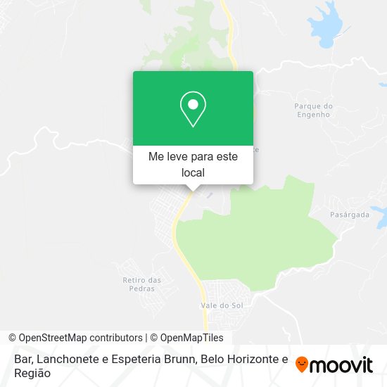 Bar, Lanchonete e Espeteria Brunn mapa