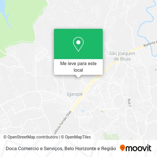 Doca Comercio e Serviços mapa