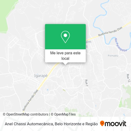 Anel Chassi Automecânica mapa