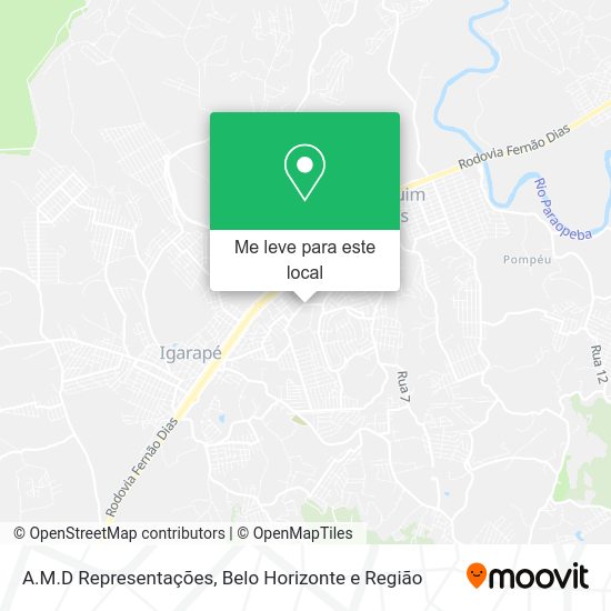 A.M.D Representações mapa