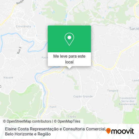 Elaine Costa Representação e Consultoria Comercial mapa