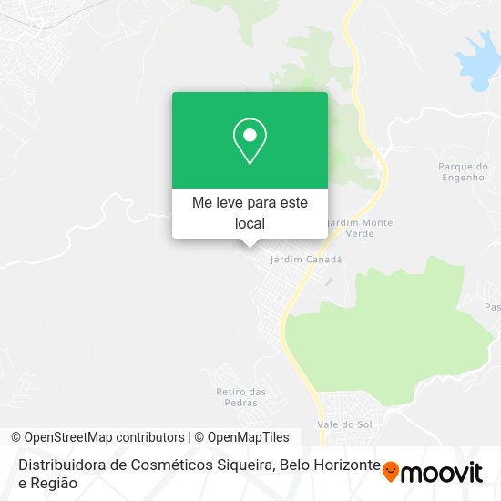 Distribuidora de Cosméticos Siqueira mapa