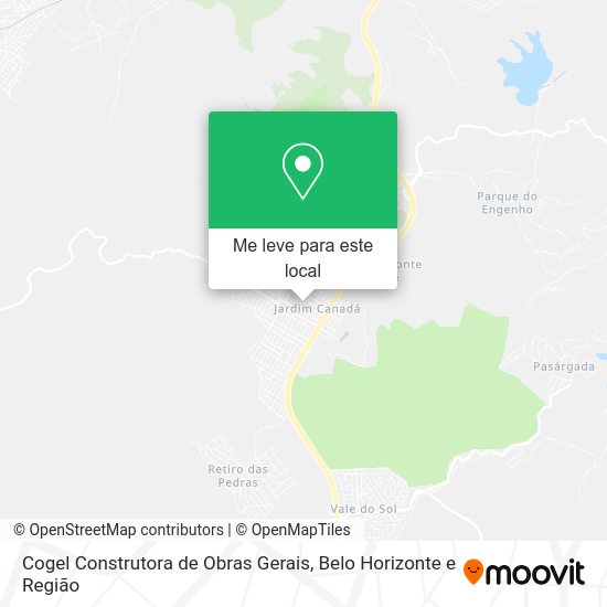 Cogel Construtora de Obras Gerais mapa